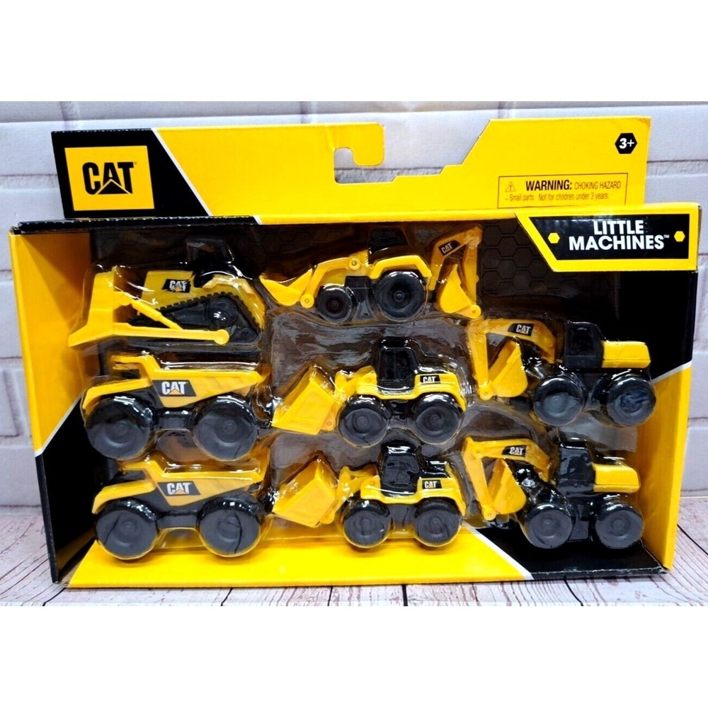 Cat Little Machines Construction Vehicle Toy Set For Kids Ages 3+